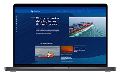 Clear Seas: Optimizing a sea of resources - Website Creatie
