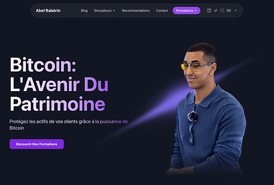 Solution Digitale Gestionnaire de Patrimoine - Webseitengestaltung