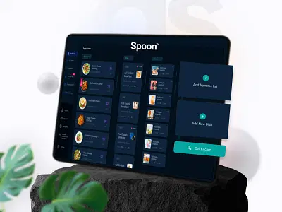 Restaurant SaaS Dashboard | Spoon - Web Application