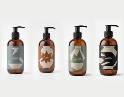 Luma · Branding y packaging de skincare - Packaging