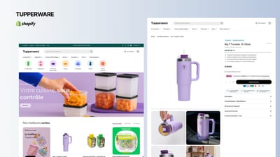 Tupperware - Refonte et Migration vers Shopify Plus - Design & graphisme