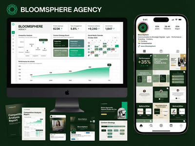 BloomSphere Agency - Grafikdesign