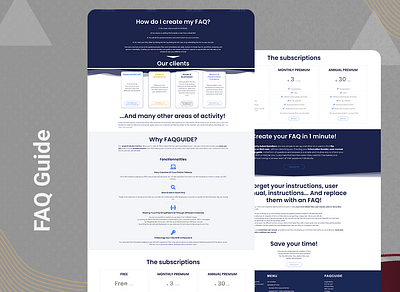 FAQGuide - Website Creation