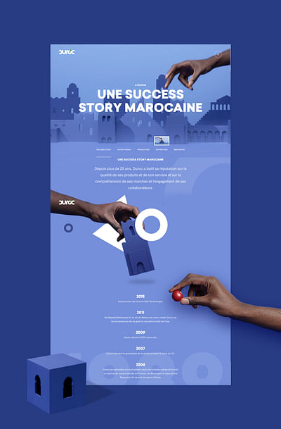 Duroc - Création de contenu et site web interactif - Innovación