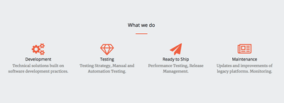 Our work - Web Application