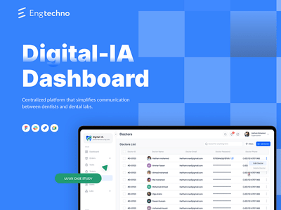 Digital-IA – Dental Lab & Dentist Collaboration Platform - Usabilidad (UX/UI)