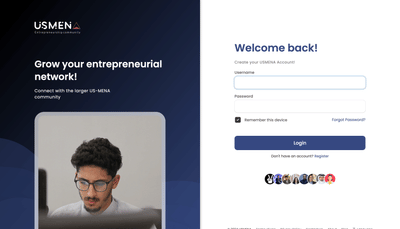 USMENA community web Platforme - Aplicación Web