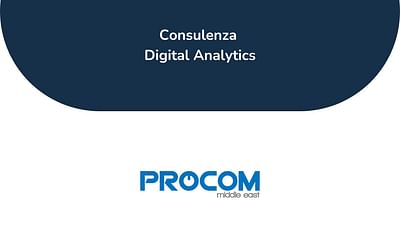 Consulenza Digital Analytics Procom - Web analytics/Big data