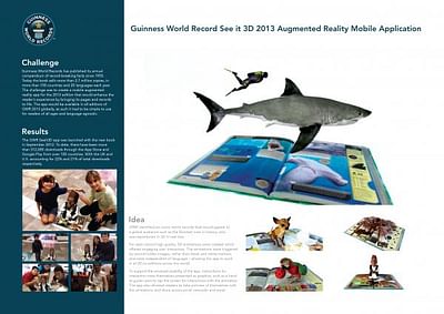 GUINNESS WORLD RECORDS SEEIT3D AUGMENTED REALITY - Publicité