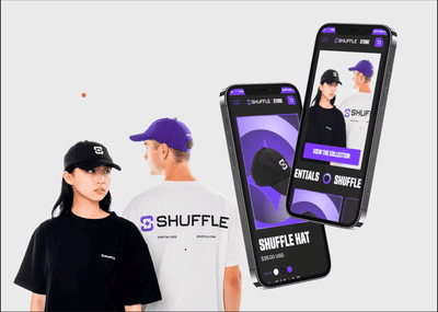 Shuffle | Shopify Store with Crypto Gateway - Aplicación Web