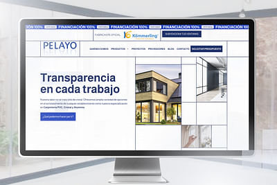 Diseño web Cristalería Pelayo - Branding & Positionering