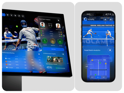 Padel Sport Platform UX/UI Design | Kinetiq - Web Application
