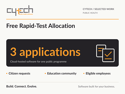 Free Rapid-Test Allocation — Three Public-Service Applications - Consulenza Cloud