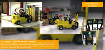 VR Safety Training - Forklift Safety - Ergonomie (UX/UI)