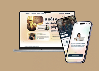 App für Freiwilligengemeinschaft in Tschechien - Graphic Design