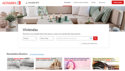 Portal Altamira Inmuebles - Website Creation