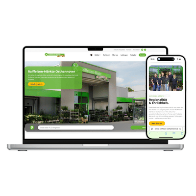 Webdesign | Raiffeisen Markt - Website Creation