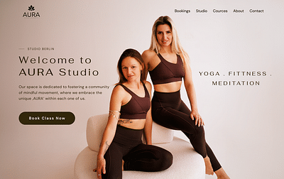 AURA Berlin Studio Website Design and Development - Markenbildung & Positionierung