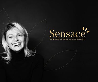 Sensace - branding - site vitrine - support de com - Création de site internet