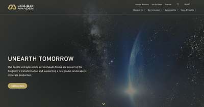 Publish https://www.maaden.com Website - Website Creation