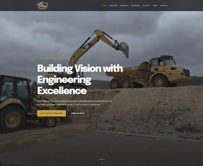 CHEL — Engineering and construction website - Website Creation