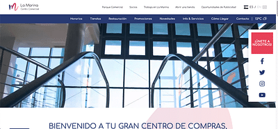 Nuevo Sitio Web para el CC La Marina