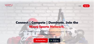 Wavu Sports Network - Application mobile