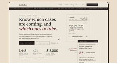 Comitie: lead intelligence and intake for law firms - Intelligence Artificielle