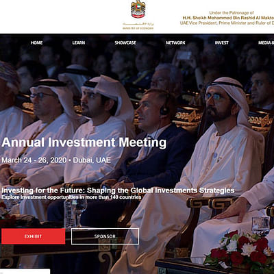 Annual Investment Meeting - Webseitengestaltung