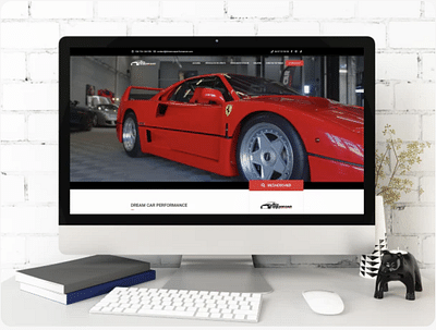 Site Internet Dream Car Performance - Création de site internet