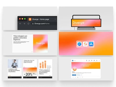 Diverge: positioning, identity and website - Website Creation