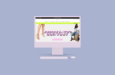 Création site e-commerce - Ontwerp