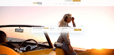 Sitio web Mardrive - Website Creatie