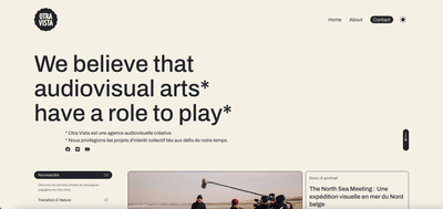 Otra Vista website - Website Creatie