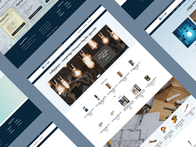 Catalogue for building materials store "Kalandi" - Webseitengestaltung