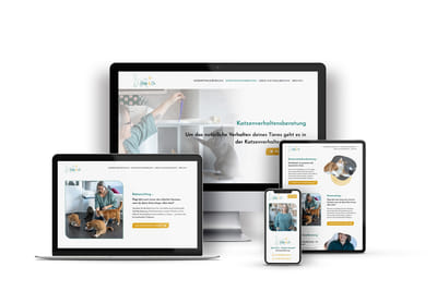 Webdesign & Markenaufbau für Neugründerin – Katz & Co - Markenbildung & Positionierung