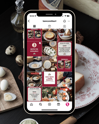 Food content e social media per un’icona casearia romana - Social Media
