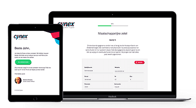 Cynex - Intake-app voor efficiëntere onboarding - Application web