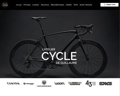 Site Web pour réparation de vélo - SEO