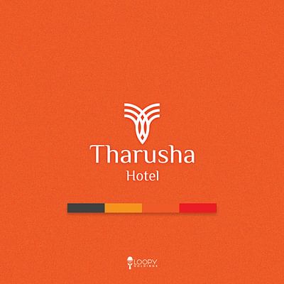 Tharusha Hotel Logo Design - Design & graphisme