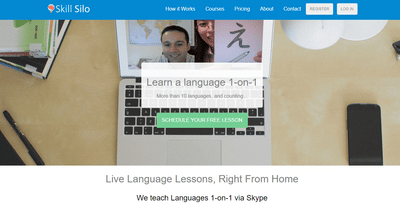 Skill Silo - Live Language Learning Online - Creación de Sitios Web