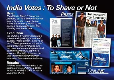 To shave Or Not - Publicité
