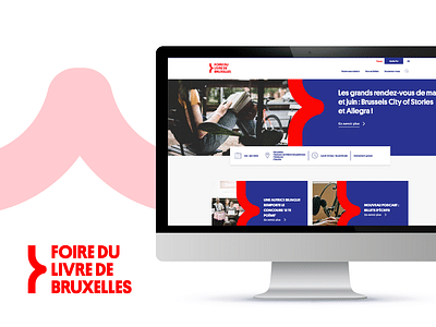 Foire du livre de Bruxelles : site web - Graphic Design