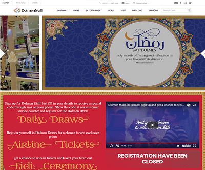 Dolmen Mall ramadan Event Page - Evenement