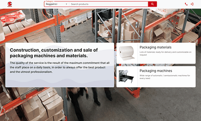 E-commerce per il settore degli imballaggi - E-Commerce