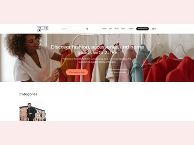 2Life — Scalable E-commerce & Marketplace Platform - Desarrollo de Software