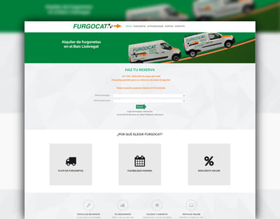 Furgocat.cat - Creación web y sistema de reservas - Creación de Sitios Web
