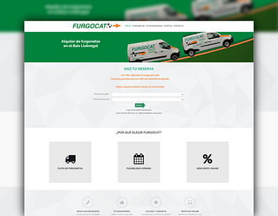 Furgocat.cat - Creación web y sistema de reservas - SEO