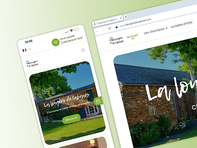 La Longère de Cabanès - Webseitengestaltung