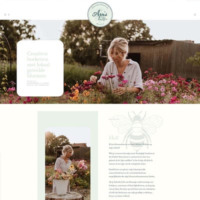 Apis bloemenboerin - florist - Website Creation